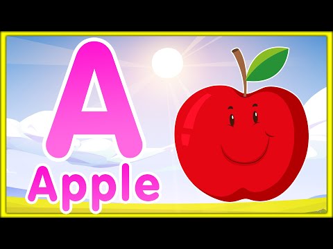 A for Apple Song | Learn the Alphabet | ABC Nursery Rhymes