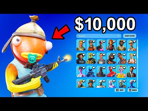 Buying My Subscribers RAREST Fortnite Accounts For 24 Hours!