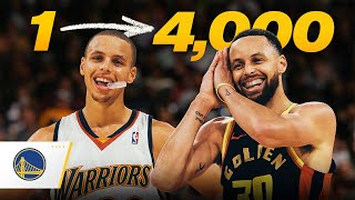 ALL 4,000 of Stephen Curry's Career Three Pointers