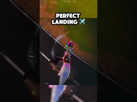 Perfect LANDING #fortnite #fortniteclips #fortnitechapter6