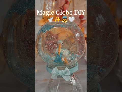 Magic Globe DIY 🕊️✨👼 #craft #shorts #creative #diy #handmade #globe #newborn #magic #satisfying #art