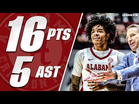 Bama Freshman PG Labaron Philon Shines vs Oklahoma | 1.4.25