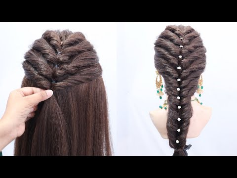 Simple & Amazing Hairstyle Tutorial |Easy, Unique & Elegant Hair Ideas |perfect ponytail hairstyle