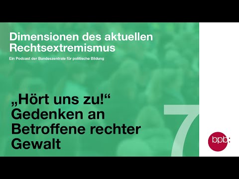 „Hört uns zu!“ Gedenken an Betroffene rechter Gewalt