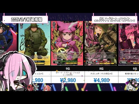 【WS】発売初日相場！！「ソードアート・オンライン オルタナティブ ガンゲイル・オンラインII」高額ランキング 発売初日最新相場価格【ヴァイスシュヴァルツ】