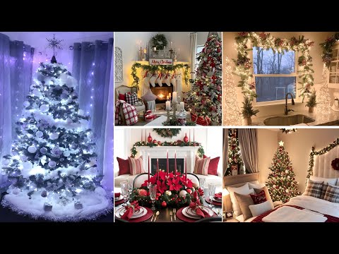 🎄+100 CHRISTMAS DECORATION IDEAS FOR HOME - CHRISTMAS DECOR TRENDS 2024 - CHRISTMAS DECORATING IDEAS