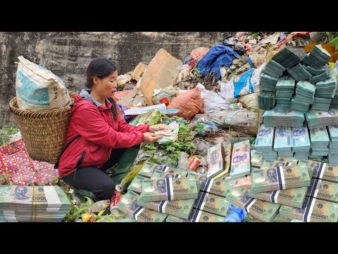 Lucky Day: The poor girl picks up scraps and picks up huge amounts of money ||Ly Tieu Sao