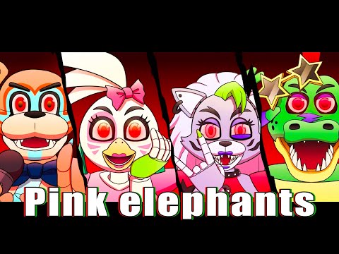 animatronic and vanny Pink elephants meme | Five Nights at Freddy's : Security Breach