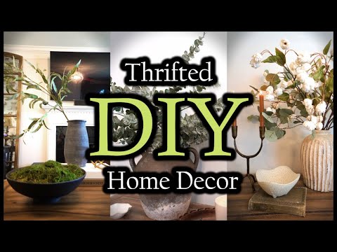 Thrifted DIY Home Décor  ||  High-End Looks from Arhaus, Crate&Barrel, & Pottery Barn