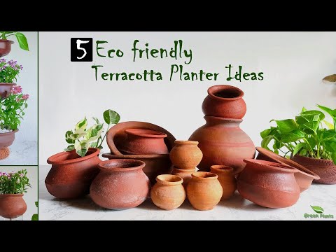 5 Easy Eco friendly Terracotta Planter Ideas For House Plants You'll Love//GREEN PLANTS