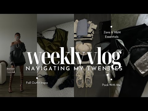 VLOG: Zara and H&M Essentials | Style Fall Looks With Me | Pack With Me for the Holidays