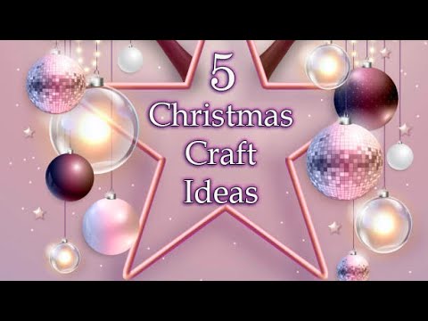 5 IDEAS🎄 Economical Christmas decoration ideas for home🎄DIY Affordable Christmas craft ideas