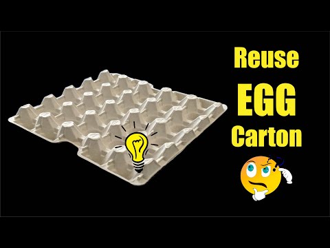 Egg Carton Reuse Idea | DIY Home Decor Idea | @CraftStack