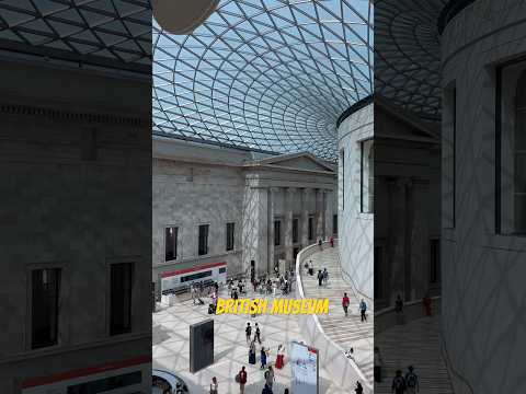 #BritishMuseum fantastic ceiling and cafe #england #londonlife #museum