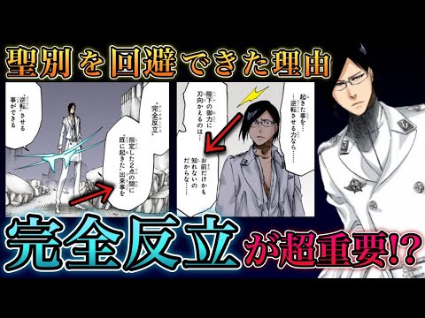 【BLEACH】雨竜が聖別を免れたのは聖文字“A”「完全反立」のおかげ！？ハッシュも認めたその能力がヤバ過ぎる…！【石田雨竜 聖文字】