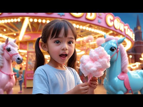 Cotton Candy, Cotton Candy, Sweet and Light | Fun Nursery Rhyme for Kids | Sing-Along Song