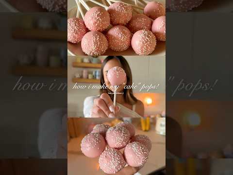 how i make my cake pops 🍰🎀💌