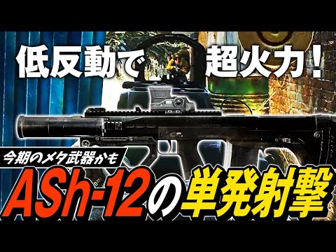 【タルコフ】単発射撃が凶悪すぎる！ASh-12の単発射撃モードが低反動かつ高火力で本当に強すぎてわろえない😭【ゆっくり実況】