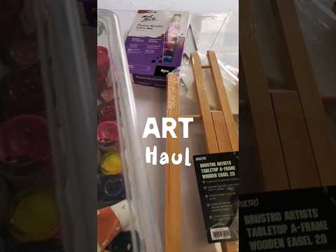 here's what art supplies I got 🎨✨ #art #artsupplies