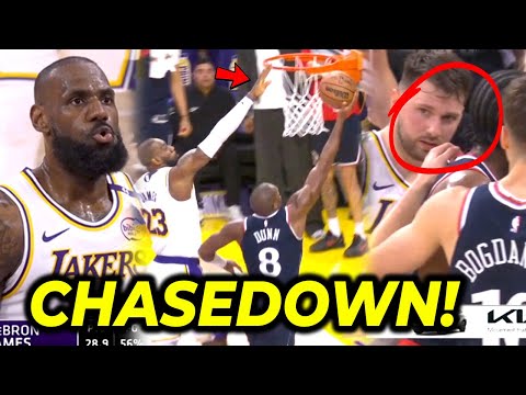 BLOCK BY JAMES FOR THE WIN! Lumabas ang KULIT ni Luka Doncic! | Clippers vs Lakers!!!