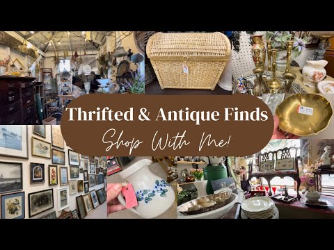 Thrifted & Antique Finds! Shop With Me!