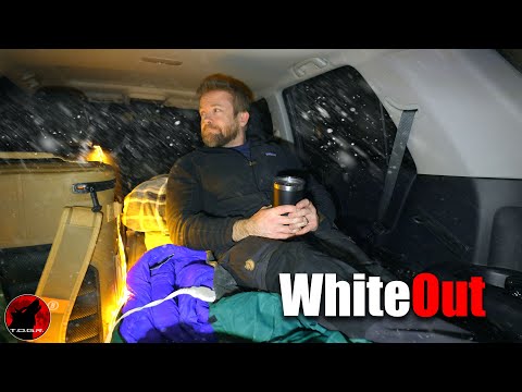 I Won't Be Seen - A Violent Snow Storm Hits While Stealth Camping