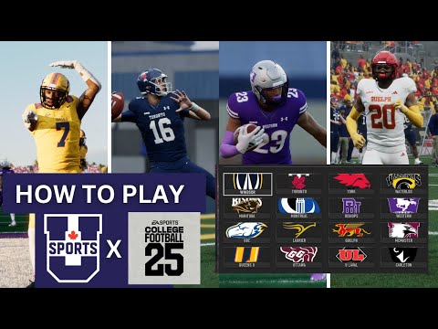 How To Play U Sports Football In CFB25