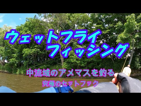 フライ編【ウェットフライフィッシング19】究極のセットフック～6月北海道#rainbow #fishing #fishing video