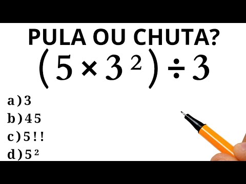 MATEMÁTICA BÁSICA - QUANTO VALE A EXPRESSÃO❓