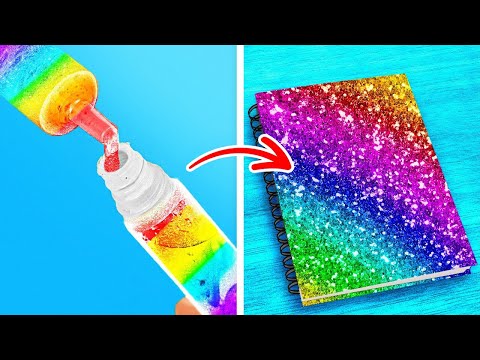 MEGA RICH vs BROKE ART CHALLENGE | Excel with what you have! Drawing Hacks by 123 GO!