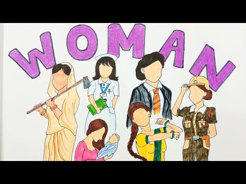 International Women's Day Drawing| Women's Day Drawing| How to Draw International Women's Day Poster