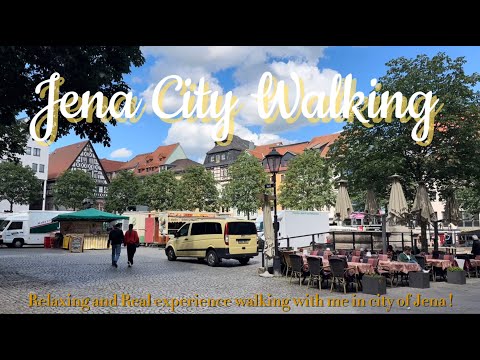 【Relax BGM】JENA City Walk, Germany🇩🇪 With Nature Sounds🌿🦢