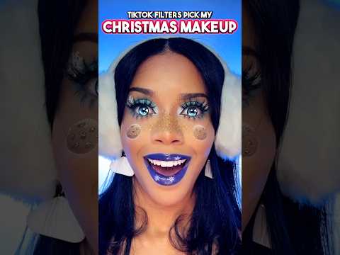 CUTE ✅ or FAIL? ❌ Filters Pick My Christmas Makeup ❄️🍪