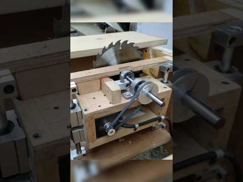 Do it yourself ‼️ Homemade Table Saw 895 DC Motors #creative #diy #shorts