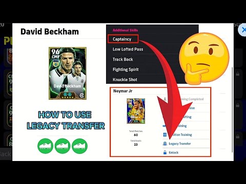 How to Use Legacy Transfer💯 in efootball 2025 Mobile || how to train your players perfect skills🔥..