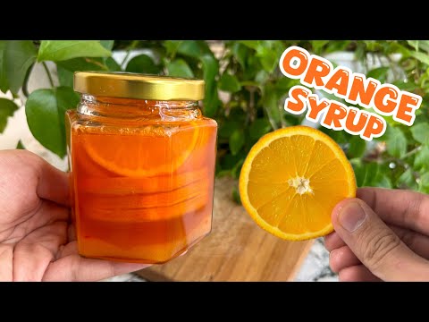 How to make a Orange Syrup 🍊 / Homemade Orange Syrup / 2 INGREDIENT ❗️