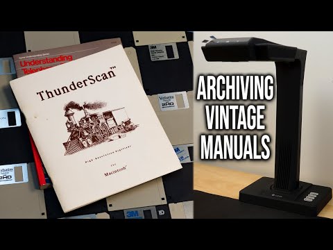 Archiving Vintage Manuals with the CZUR ET16 Plus Scanner