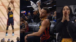 Steph Curry hits 4000th career 3 pointer and gets tribute video 🙌 FULL MOMENT