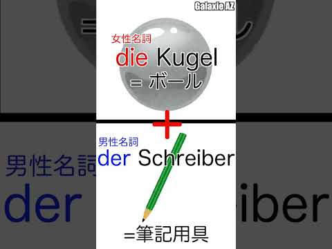 【ドイツ語🇩🇪が分かるとカッコいい】ボールペンのドイツ語名、言える？ #shorts