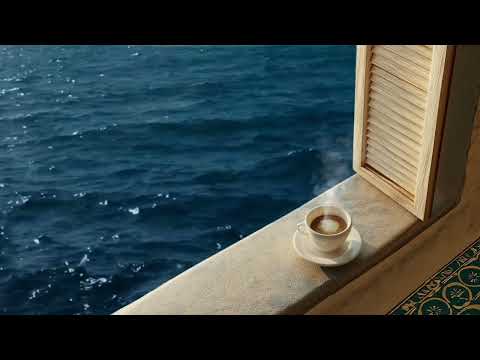 Cozy Reading Ambience | Ocean Sounds & White Noise ASMR Sounds, Relaxing Ambiance, Focus, Relax