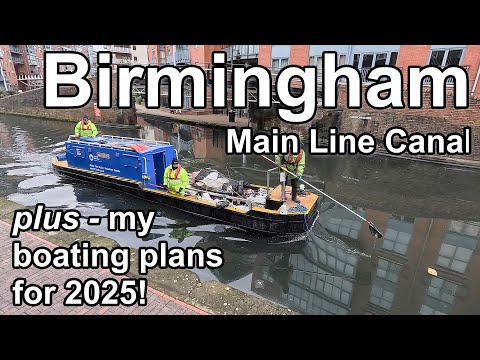 Birmingham Main Line Canal, a chilly walk! Plus my cruising plans for Gladys the narrowboat in 2025