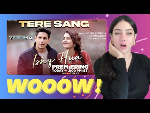 YODHA: Tere Sang Ishq Hua (Song) Reaction |Sidharth Malhotra,Raashii K,Arijit S,Neeti,Tanishk,Kunaal