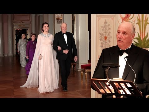 King Harald quotes «Love, actually» on speech to the Duke and Duchess of Cambridge