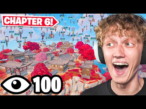 I Got 100 Players To Land At SHOGUN DOJO In Chapter 6 Fortnite! (New Map)