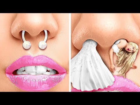 GLAM BARBIE MAKEOVER 💖 Brilliant Gadgets and Cool Doll’s Hacks by 123 GO! Galaxy