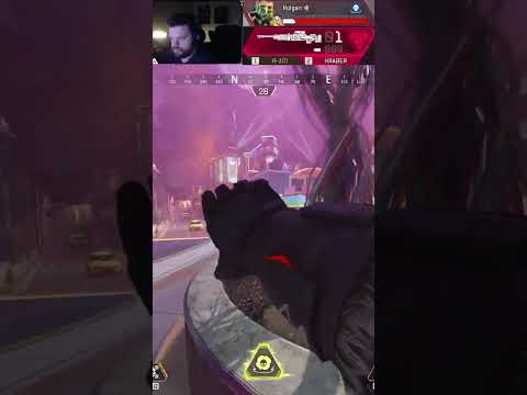 Jumping Kraber no-scope to stay alive and wipe a squad (Apex Legends)