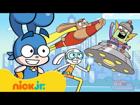 Super Duper Bunny League Saves the City! | Nick Jr.