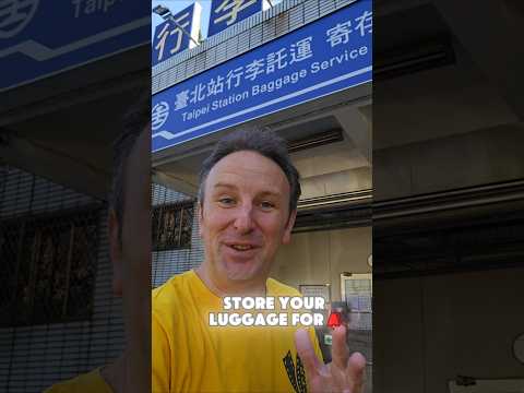 Where to Store Luggage in Taipei