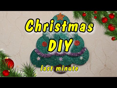 Christmas Decoration Ideas - last minute - How To Make Christmas Tree -