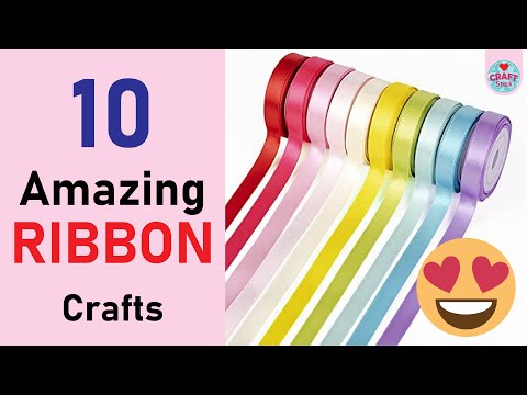 10 Amazing RIBBON Crafts | @CraftStack